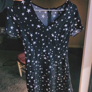 Starry black dress